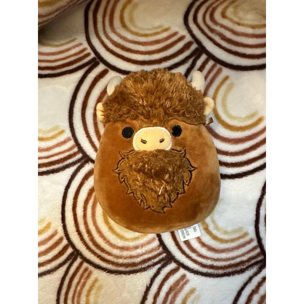 Squishmallow 5" Inch Wilfred the Highland Cow Longhorn